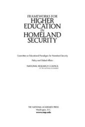 book Frameworks for Higher Education in Homeland Security