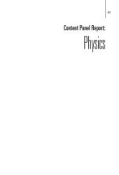 book Learning and Understanding : Improving Advanced Study of Mathematics and Science in U.S. High Schools : Report of the Content Panel for Physics