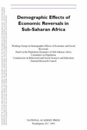 book Demographic Effects of Economic Reversals in Sub-Saharan Africa