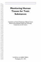 book Monitoring Human Tissues for Toxic Substances