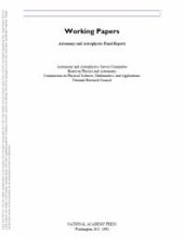 book Working Papers : Astronomy and Astrophysics Panel Reports