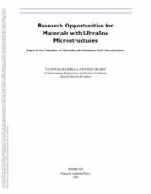 book Research Opportunities for Materials with Ultrafine Microstructures