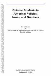 book Chinese Students in America : Policies, Issues, and Numbers