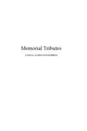 book Memorial Tributes : Volume 13