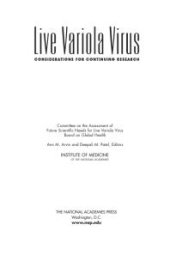 book Live Variola Virus : Considerations for Continuing Research