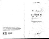 book Dois regimes de loucos: textos e entrevistas (1975-1995)