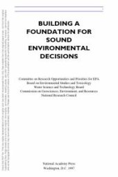 book Building a Foundation for Sound Environmental Decisions