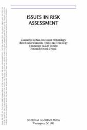 book Issues in Risk Assessment