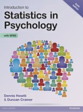 book Introduction to Statistics in Psychology