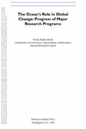 book The Ocean's Role in Global Change : Progress of Major Research Programs