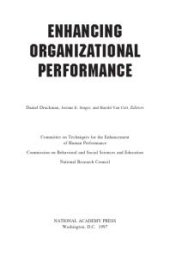 book Enhancing Organizational Performance