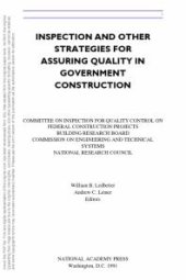 book Inspection and Other Strategies for Assuring Quality in Government Construction