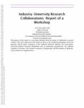 book Industry-University Research Collaborations : Report of a Workshop