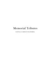 book Memorial Tributes : Volume 11