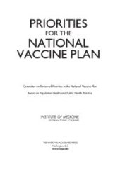 book Priorities for the National Vaccine Plan