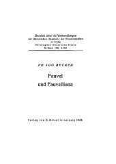 book Fauvel und Fauvelliana