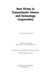 book New Vistas in Transatlantic Science and Technology Cooperation