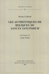 book Les authentiques de reliques du Sancta Sanctorum