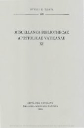 book Miscellanea Bibliothecae Apostolicae Vaticanae