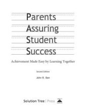 book Parents Assuring Student Success : Achievement Made Easy by Learning Together