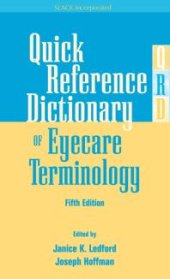 book Quick Reference Dictionary of Eyecare Terminology, Fifth Edition