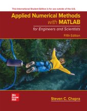 book Applied Numerical Methods with MATLAB for Engineers and Scientists, 5th Edition