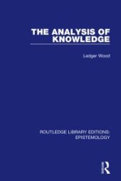 book The Analysis of Knowledge