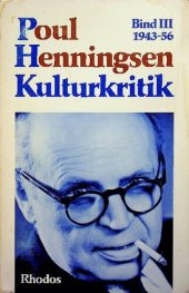 book Kulturkritik: 1943-56. Bind 3.