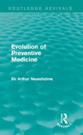 book Evolution of Preventive Medicine