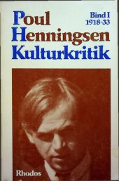 book Kulturkritik: Bd. 1: 1918-33