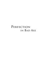 book Perfection in Bad Axe : Stories