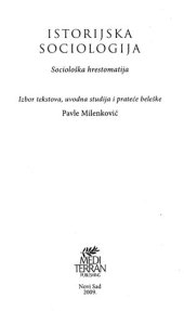 book Istorijska sociologija : sociološka hrestomatija