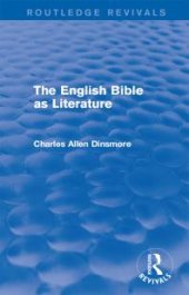 book The English Bible As Literature