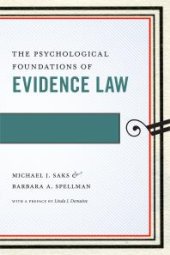 book The Psychological Foundations of Evidence Law