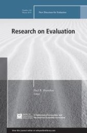 book Research on Evaluation : New Directions for Evaluation, Number 148