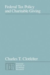 book Federal Tax Policy and Charitable Giving