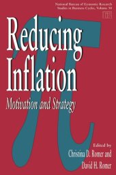 book Reducing Inflation: Motivation and Strategy