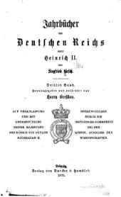 book Jahrbücher des Deutschen Reichs unter Heinrich II.