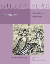 book La traviata: Critical Edition Study Score