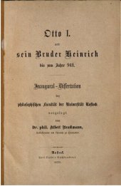 book Otto I. und sein Bruder Heinrich bis zum Jahre 941