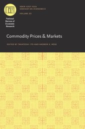 book Commodity Prices and Markets