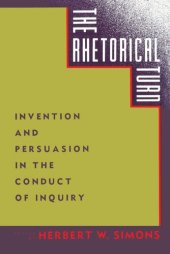 book The Rhetorical Turn: Invention and Persuasion in the Conduct of Inquiry