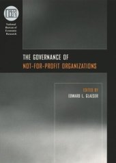 book The Governance of Not-for-Profit Organizations