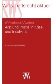 book Arzt und Praxis in Krise und Insolvenz