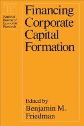 book Financing Corporate Capital Formation