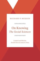 book On Knowing--The Social Sciences