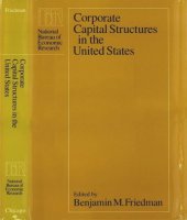 book Corporate Capital Structures in the United States