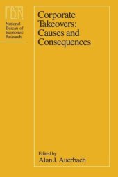 book Corporate Takeovers: Causes and Consequences