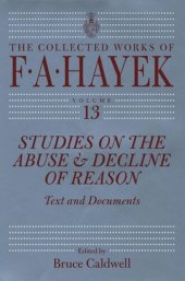 book Studies on the Abuse and Decline of Reason: Text and Documents