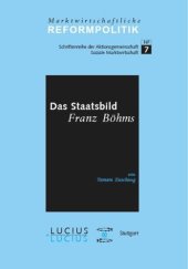 book BAND Das Staatsbild Franz Böhms